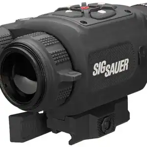 High-quality SIG Sauer thermal monocular for outdoor adventures, wildlife observation, and tactical use, featuring advanced thermal imaging technology and rugged design for durability in the wilderness.