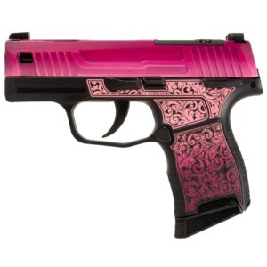 Sig Sauer P365 Ladybug 9MM, Shark Coast Custom Finish, Optic Ready