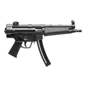 Heckler & Koch, MP5, Pistol, Semi-automatic, 22LR, 8.5" Barrel, Steel, Matte Finish, Black, Polymer Pistol Grip, 25 Rounds, 1 Magazine