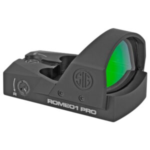 Sig Sauer Romeo1 Pro, Reflex Sight, 6 MOA Dot, Black, 1 MOA