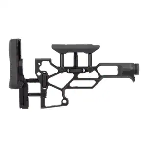 MDT, SRS Standard Buttstock, Skeleton, Matte Finish, Black, Fits MDT Fixed Stock Interface