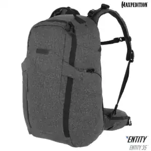 Maxpedition Entity 35 CCW-Enabled Internal Frame Backpack 35L (Charcoal)