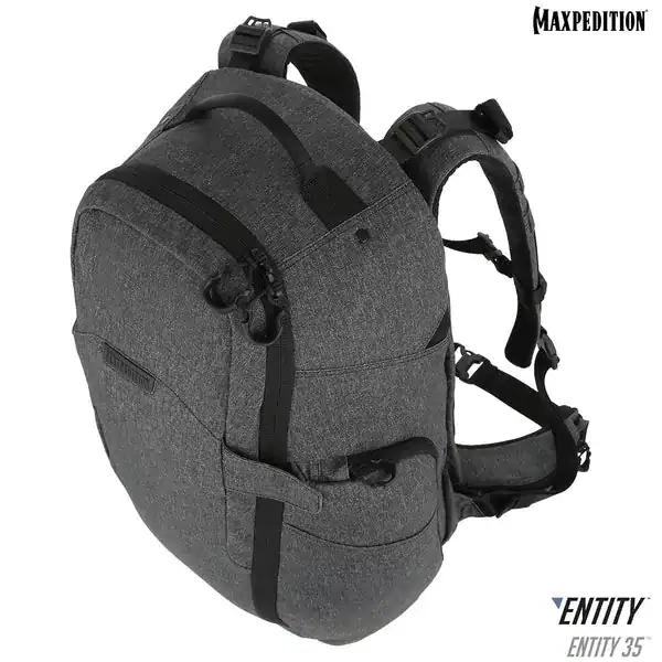 Maxpedition Entity 35 CCW-Enabled Internal Frame Backpack 35L (Charcoal) - Image 4