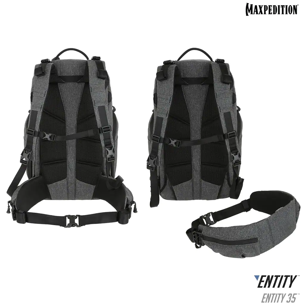 Maxpedition Entity 35 CCW-Enabled Internal Frame Backpack 35L (Charcoal) - Image 5