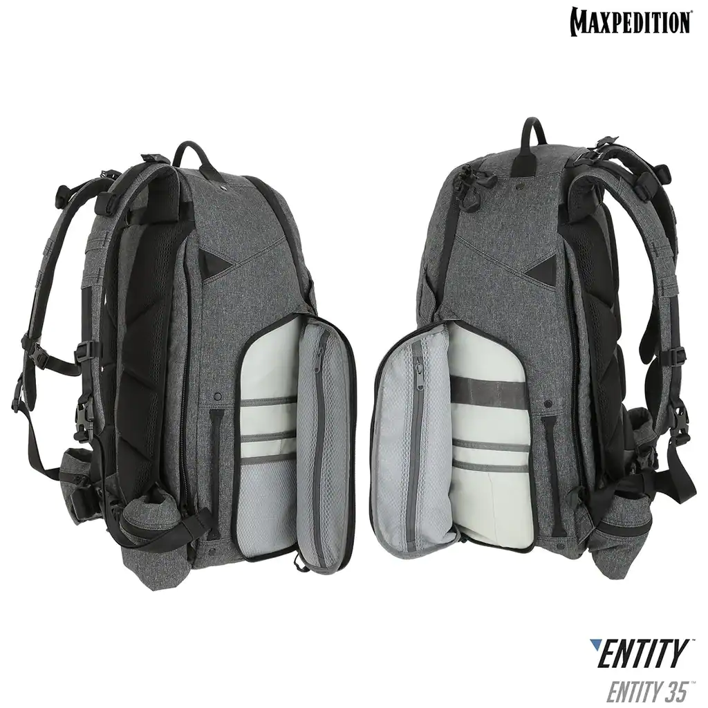 Maxpedition Entity 35 CCW-Enabled Internal Frame Backpack 35L (Charcoal) - Image 6