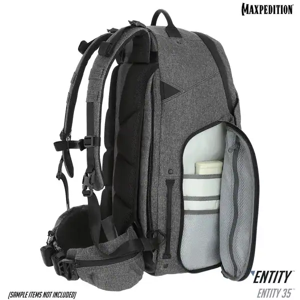 Maxpedition Entity 35 CCW-Enabled Internal Frame Backpack 35L (Charcoal) - Image 9