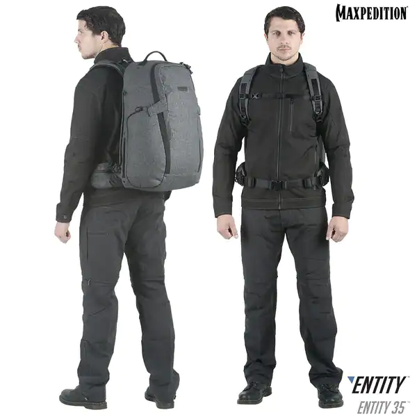 Maxpedition Entity 35 CCW-Enabled Internal Frame Backpack 35L (Charcoal) - Image 13