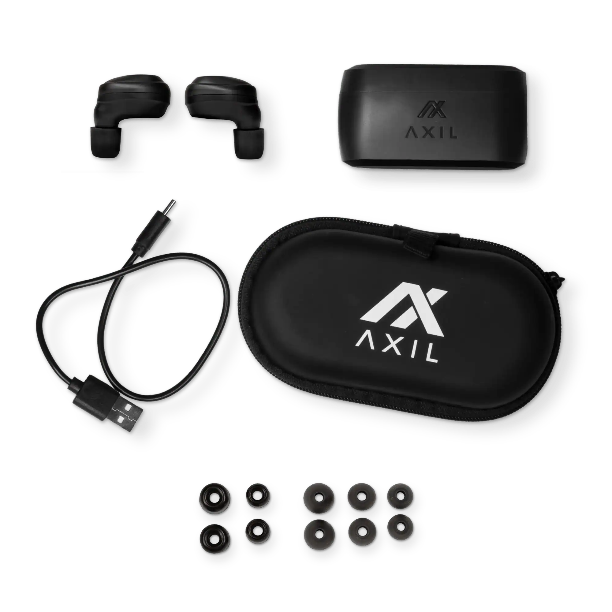 Axil XCOR Wireless Earbuds Bluetooth - Digital Earpro Buds with Touch Control (OPEN BOX) - Image 4