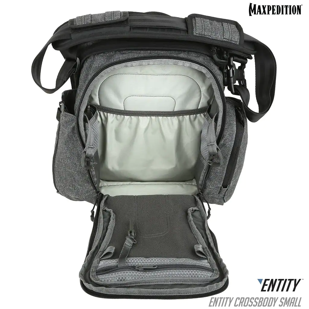 Maxpedition Entity Crossbody Bag (Small) 9L (Gray) - Image 7