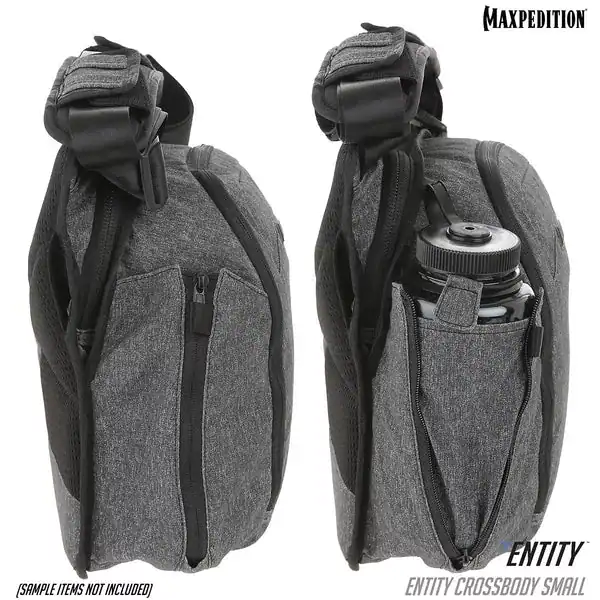 Maxpedition Entity Crossbody Bag (Small) 9L (Gray) - Image 8