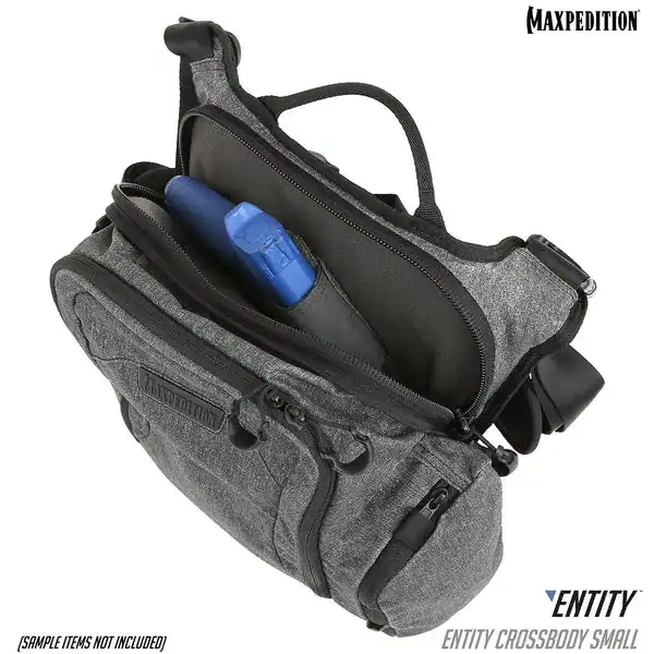 Maxpedition Entity Crossbody Bag (Small) 9L (Gray) - Image 9