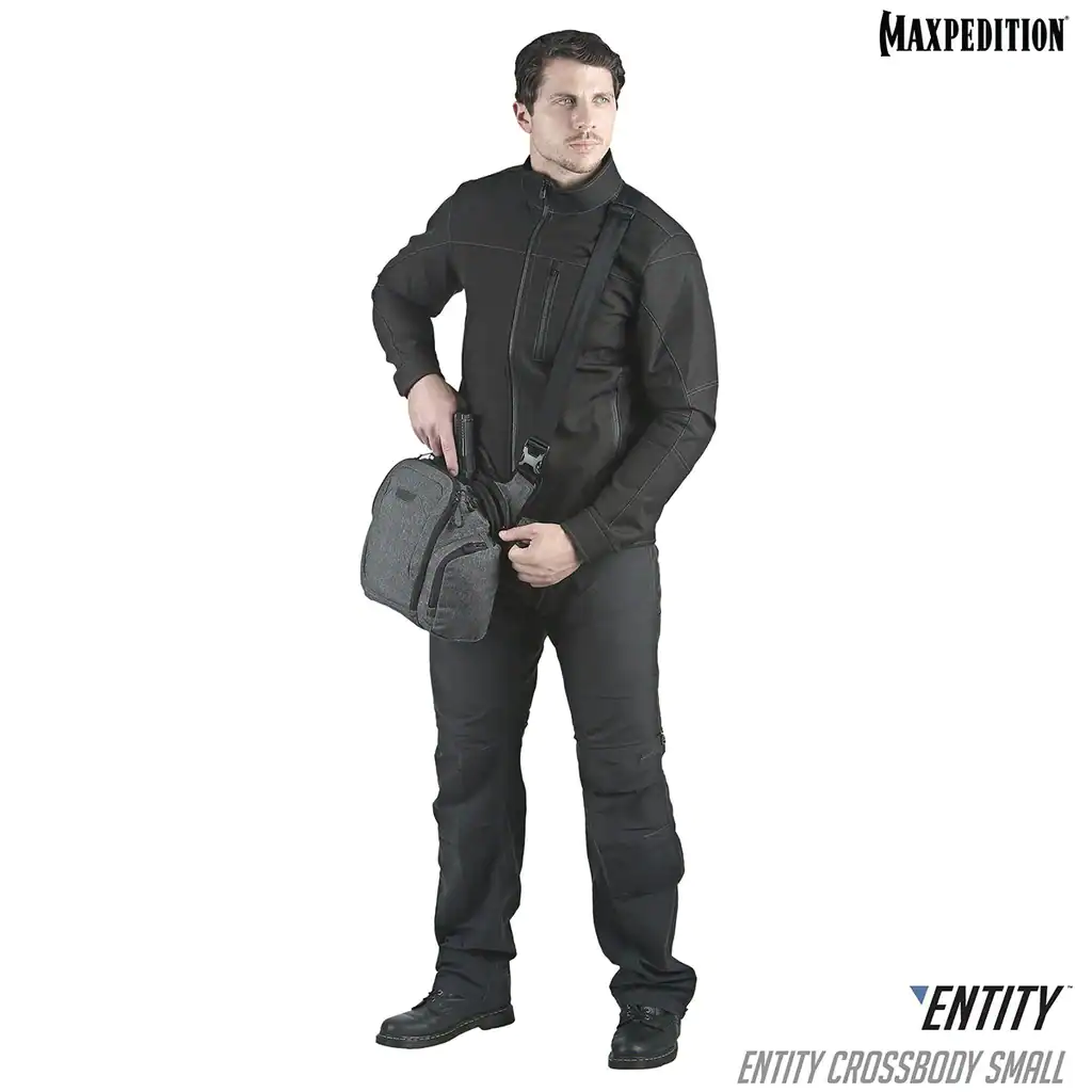 Maxpedition Entity Crossbody Bag (Small) 9L (Gray) - Image 12
