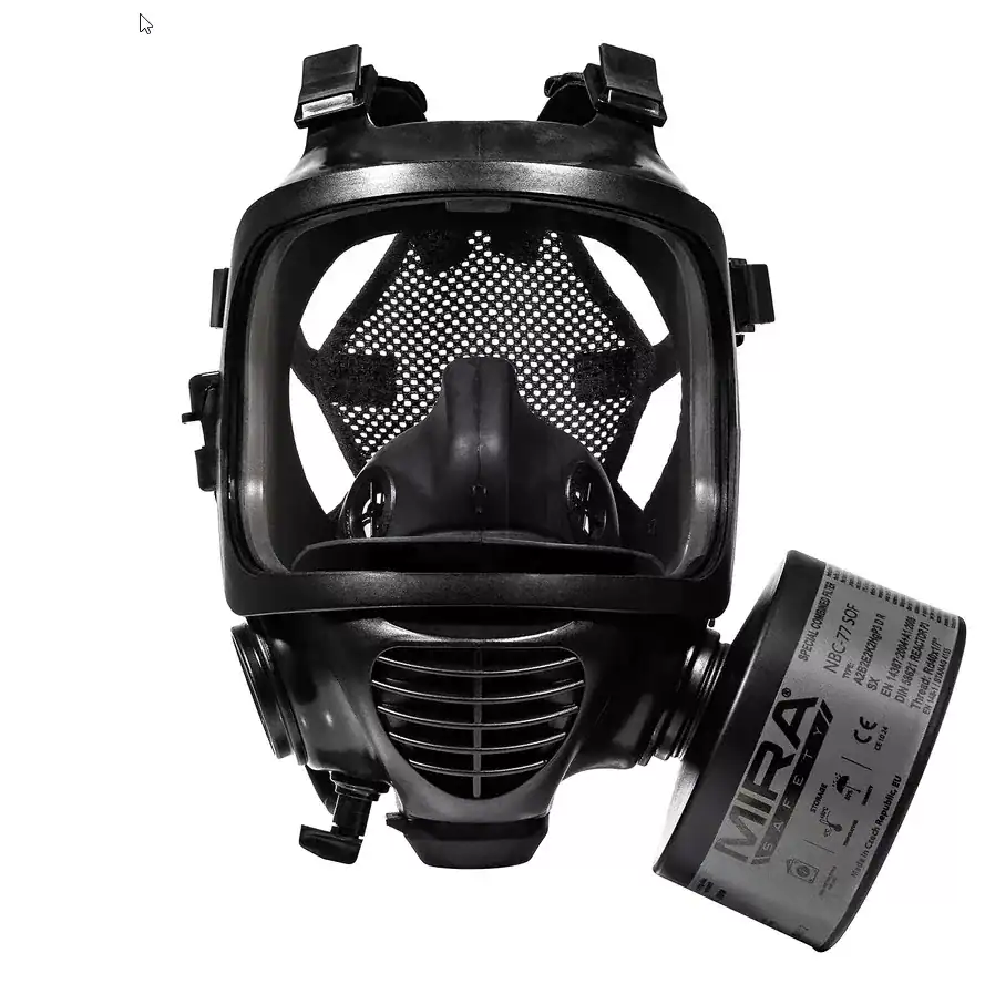 Mira Safety CM-6M Tactical Gas Mask- Full Face Respirator for CBRN Defense - Image 4