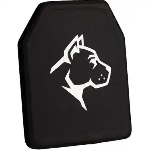 Guard Dog Body Armor Standalone 10X12 Level IV Ballistic Plate - Single Curve - Shooter Cut