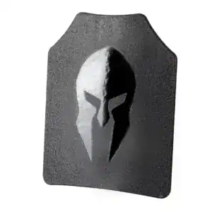 Spartan Omega AR500 Body Armor Shooters Cut - 11" x 14", Single Curve, Base Coat
