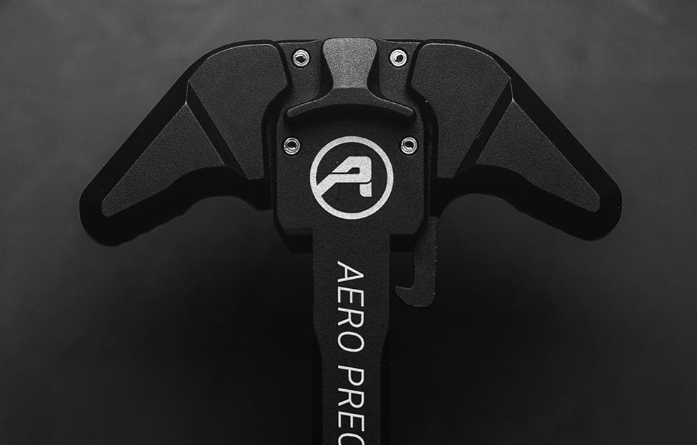 AR10 Breach Ambi Charging Handle w/ Large Lever - Black - Image 2