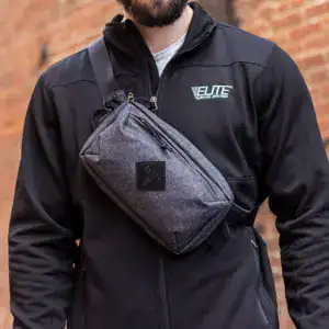 Hip Gunner Concealed Carry Fanny Pack- Heather Grey