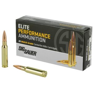 Sig Sauer Elite Match, 308 Win, 168 GR Open Tip Match
