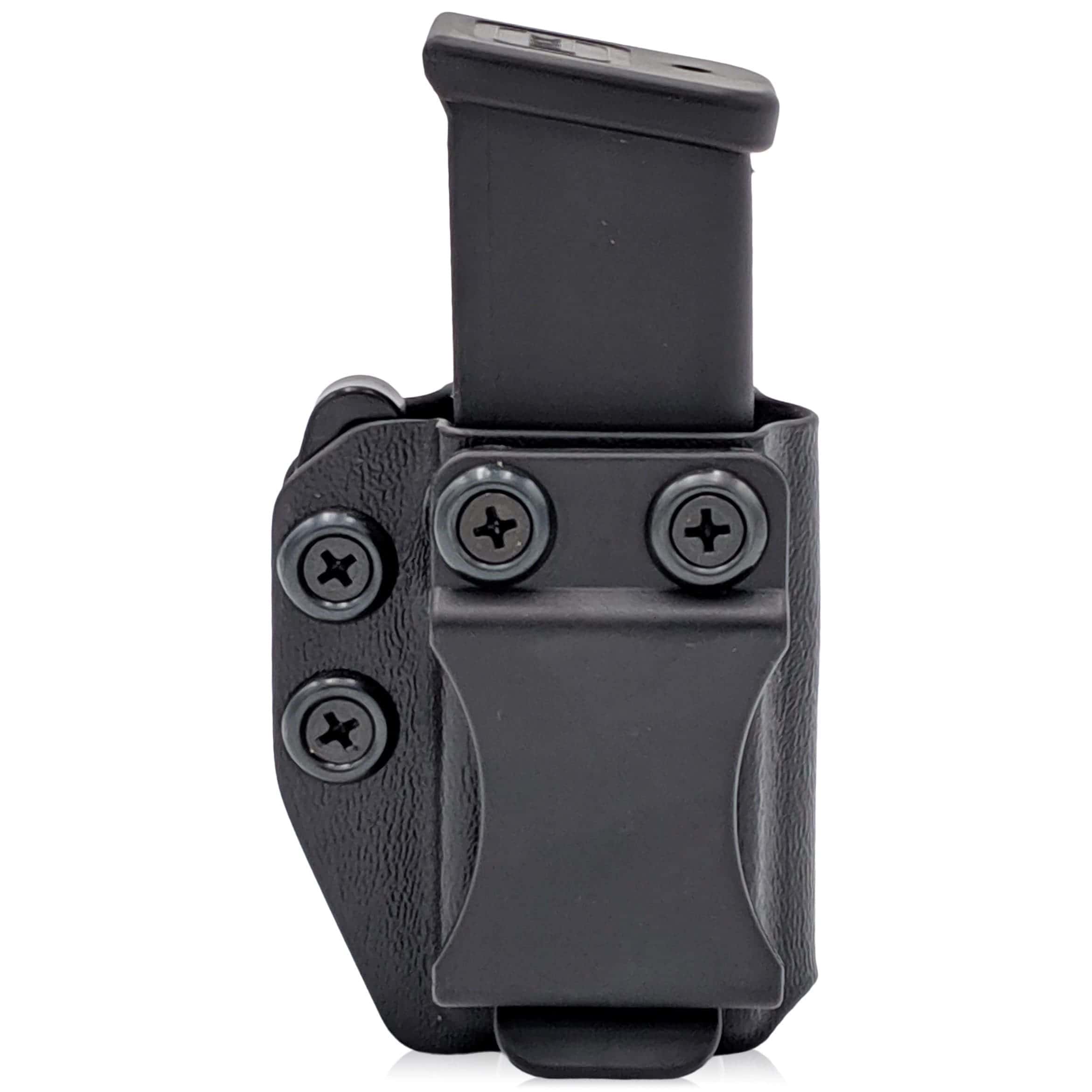 Rounded IWB/OWB KYDEX Magazine Holster Black/9MM/40SW Double Stack MRD