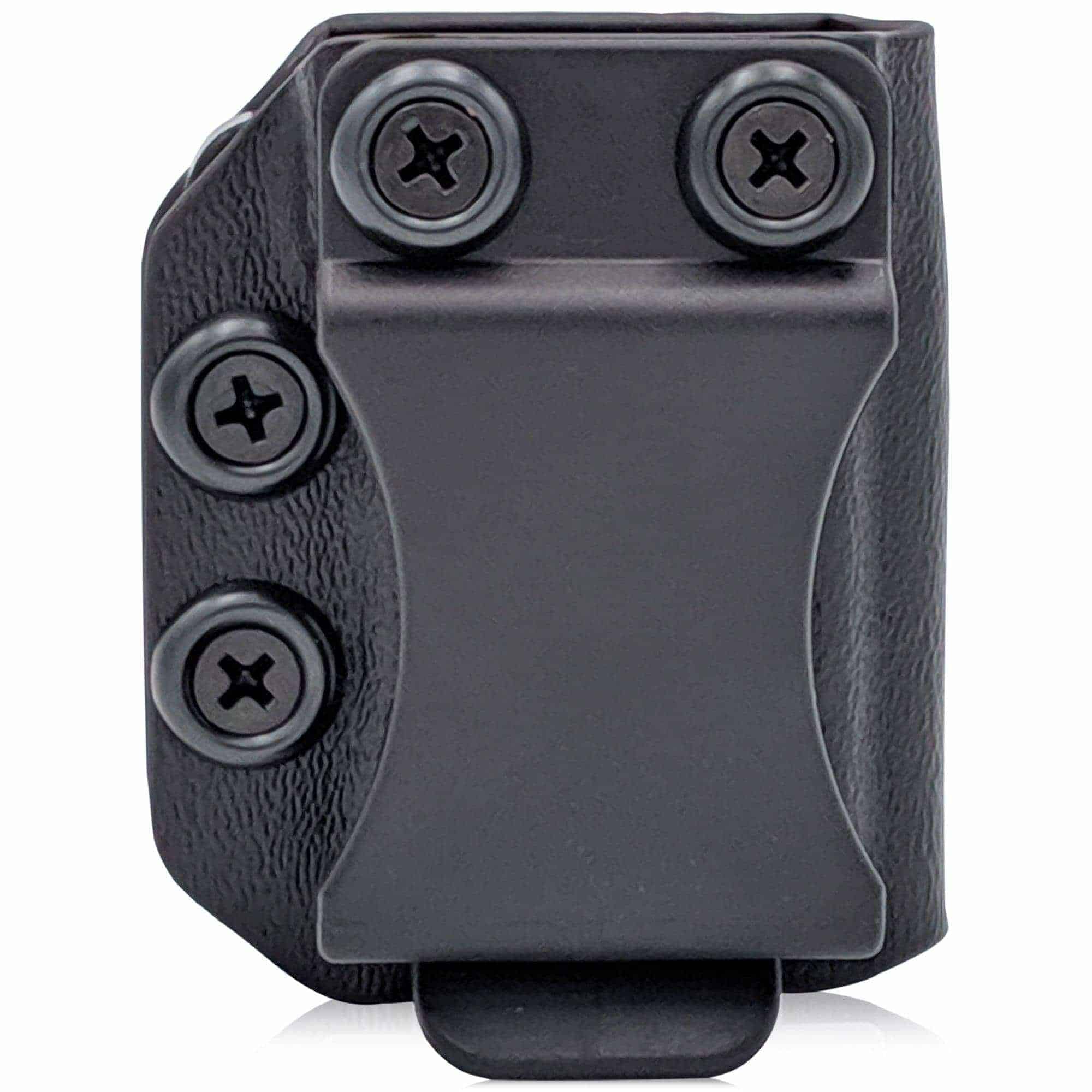 Rounded IWB/OWB KYDEX Magazine Holster Black/9MM/40SW Double Stack MRD - Image 3