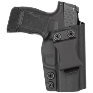 Rounded Sig Sauer P365 IWB KYDEX Holster Black/Left Hand/Standard Cut
