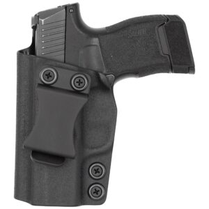 Rounded Sig Sauer P365 IWB KYDEX Holster Black/Right Hand/Standard Cut