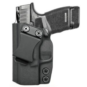 Rounded Springfield Hellcat IWB KYDEX Holster Black/Right Hand/Standard Cut