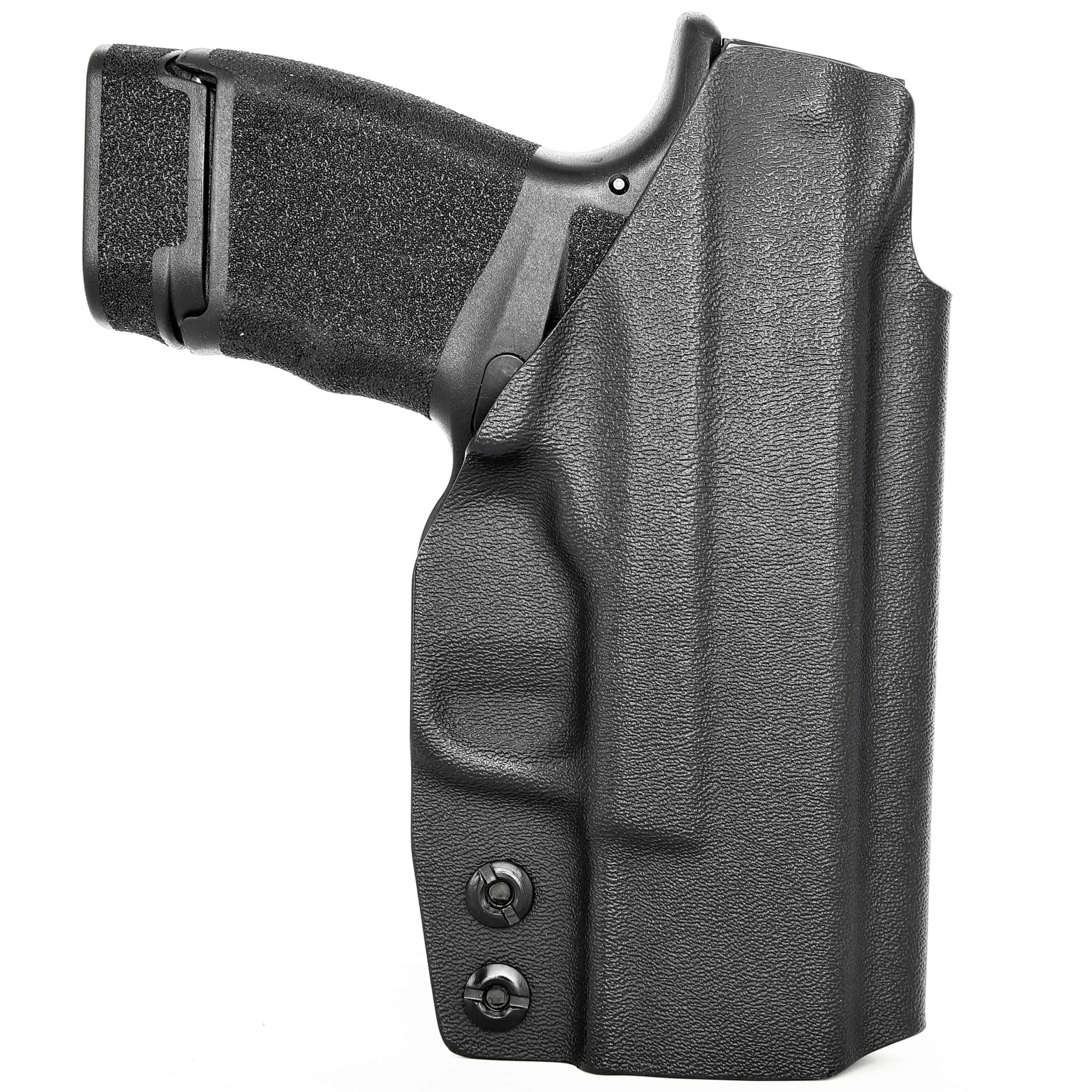Rounded Springfield Hellcat IWB KYDEX Holster Black/Right Hand/Standard Cut - Image 2