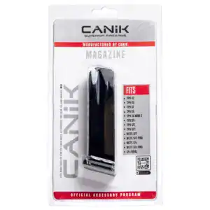 CANIK Magazine, 9MM, 18 Rounds, Fits TP9SA, TP9v2, TP9SF, and TP9, Black