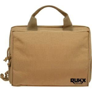 American Tactical 's RUKX Double Pistol Case- Tan