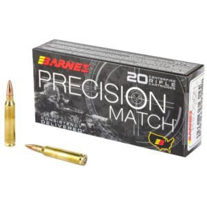 Barnes Precision Match, 556NATO, 69 GR, Open Tip Match Boat Tail
