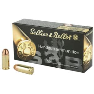 Sellier & Bellot Pistol, 45ACP, 230 GR, Full Metal Jacket