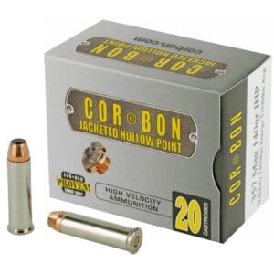 Corbon Ammo, Self Defense, 357MAG, 125 Grain, JHP, 20 Rd
