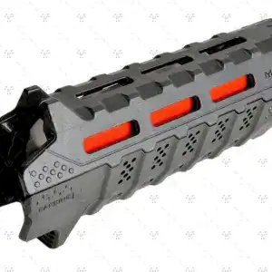 Strike Industries Carbine Length Handguard- Black & Red