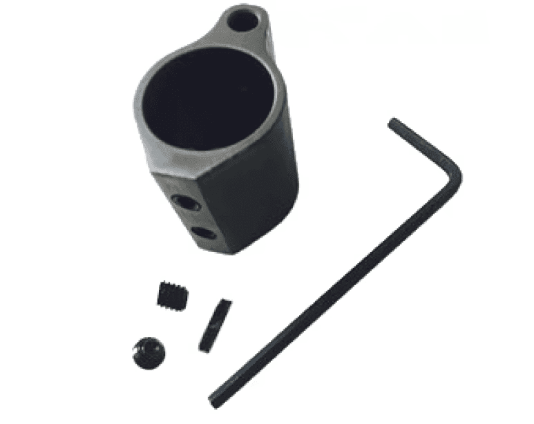 Trinity Force .936 Gas Block, Low-Profile Steel AR Gas Block for .936 diameter barrel, W / Roll Pins