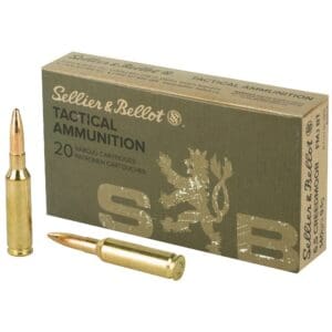 Sellier & Bellot Rifle, 6.5 Creedmoor, 140 GR, Full Metal Jacket