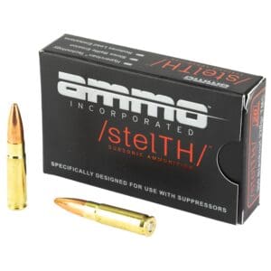 Ammo Inc Subsonic, 300 Blackout, 220 GR, Total Metal Coating