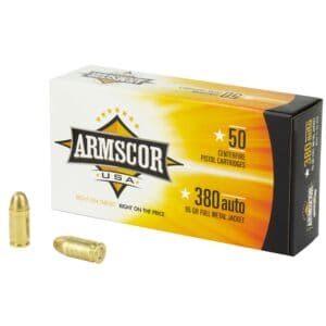 Armscor, 380ACP, 95 Grain, Full Metal Jacket, 50 Rd