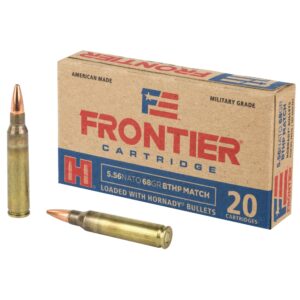 Frontier Cartridge Lake City, 556 NATO, 68 GR, Boat Tail Hollow Point