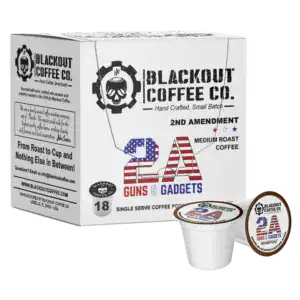 Blackout Coffee Co. 2A Guns & Gadgets Medium Roast Coffee Pods, 18ct