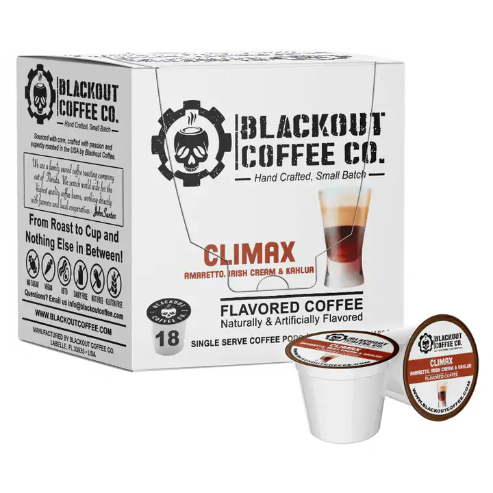 Blackout Coffee Co. Climax Flavored Coffee Pods, 18ct