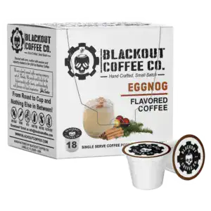 Blackout Coffee Co. Eggnog Flavored Coffee Pods 18ct