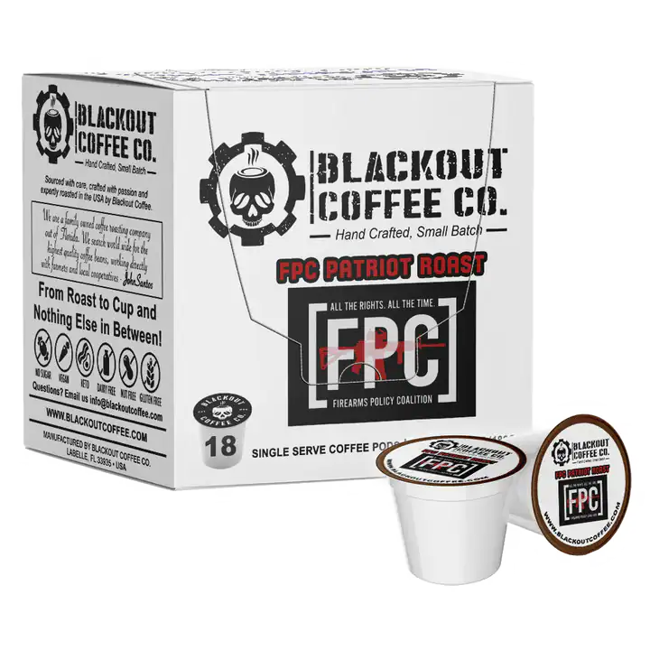 Blackout Coffee Co. FPC Patriot Medium Roast Coffee Pods, 18ct
