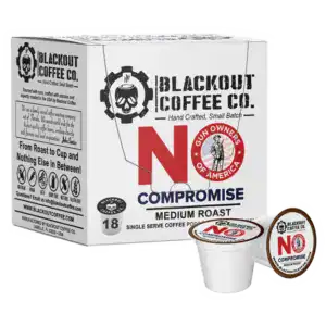 Blackout Coffee Co. No Compromise Medium Roast Coffee Pods, 18ct