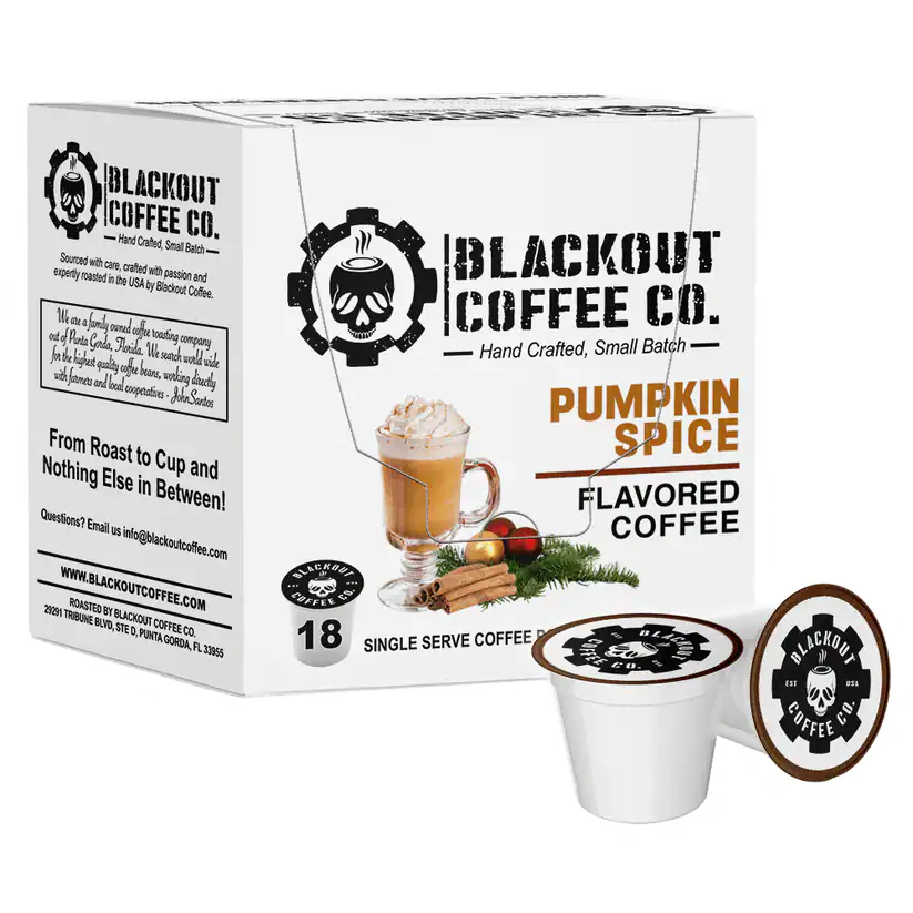 Blackout Coffee Co. Pumpkin Spice Flavored Coffee Pods 18ct