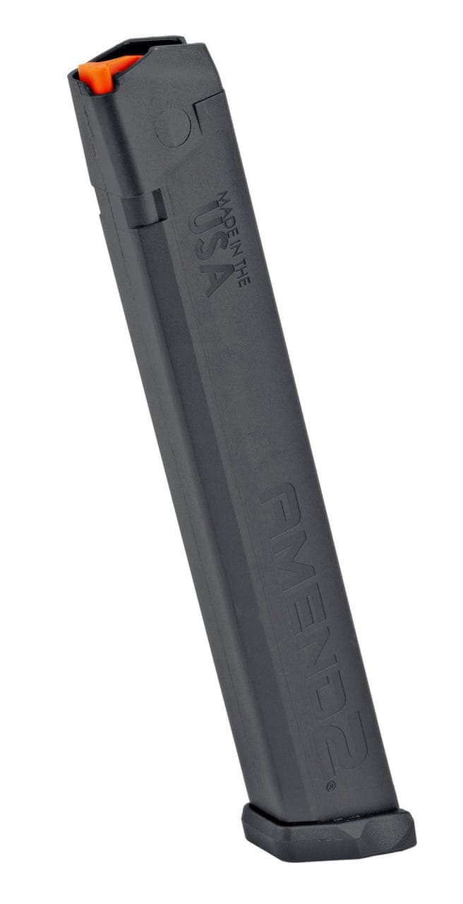 Amend2 34-Round Magazine for GLOCK Pattern Firearms, Black - Image 2
