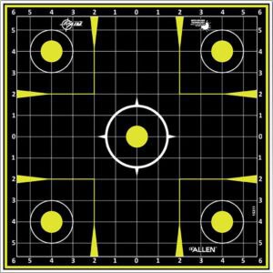 EzAim Splash Sight-In Grid Paper Target 12x12 12 pk.