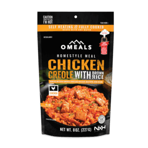 OMEALS Chicken Creole with Brown Rice MRE Ready-to-Eat Meal