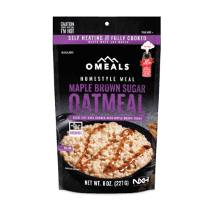 OMEALS Maple Brown Sugar Oatmeal MRE Ready-to-Eat Meal