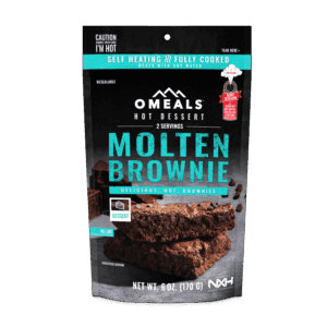 OMEALS Molten Brownies MRE Ready-to-Eat Meal
